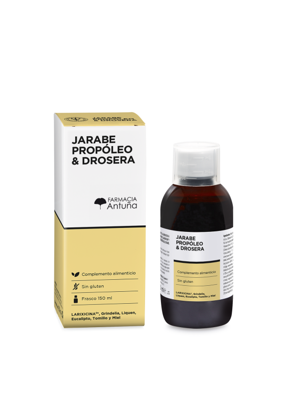 FARMACIA ANTUÑA JARABE PROPÓLEO Y DROSERA - 150 ml 1 FARMACIA ANTUÑA JARABE PROPÓLEO Y DROSERA - 150 ml