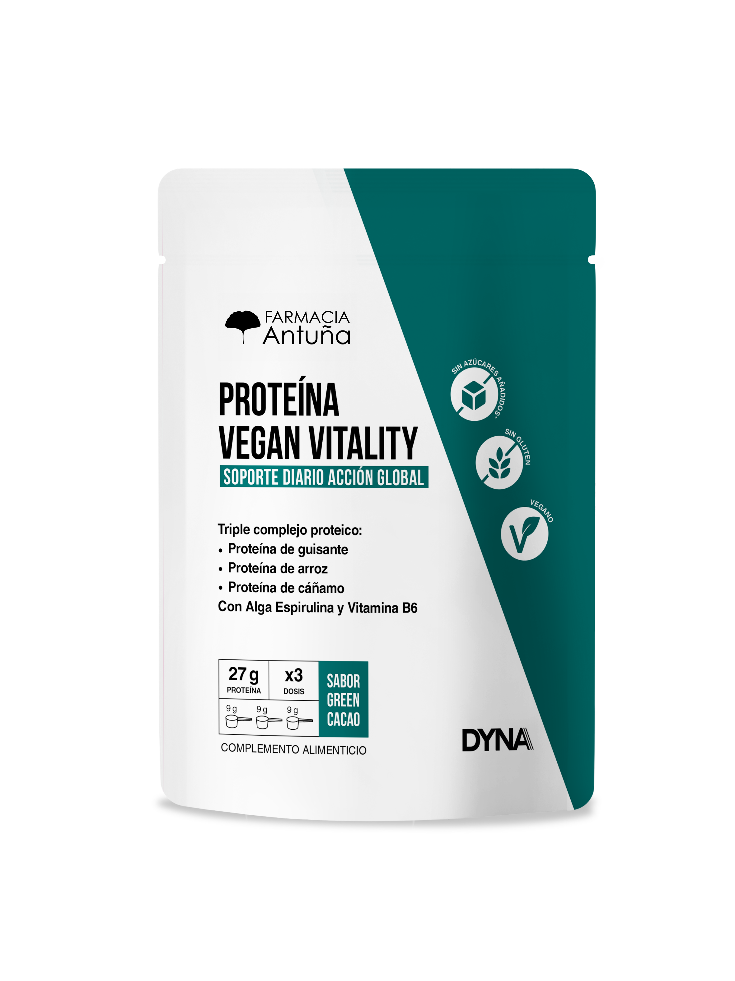 DYNA PROTEÍNA VEGAN VITALITY 500 GR 1 DYNA PROTEÍNA VEGAN VITALITY 500 GR