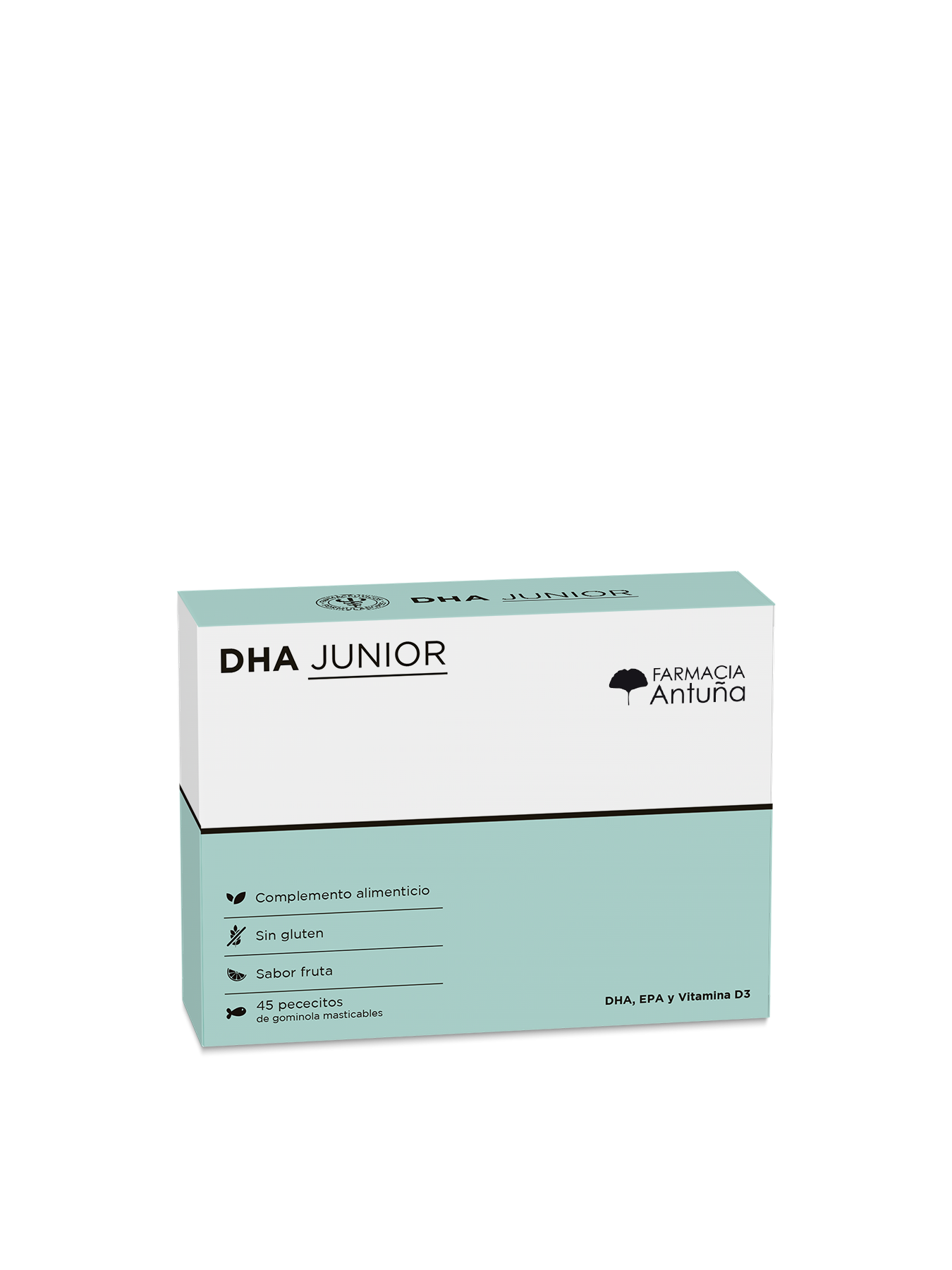 FARMACIA ANTUÑA DHA JUNIOR 45 PECECITOS 1 FARMACIA ANTUÑA DHA JUNIOR 45 PECECITOS