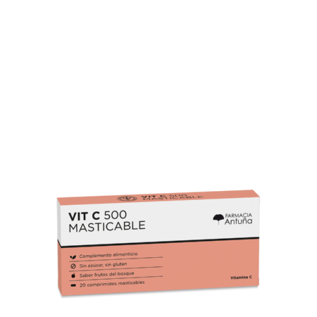 FARMACIA ANTUÑA VIT C 500 MASTICABLE 20 COMP.
