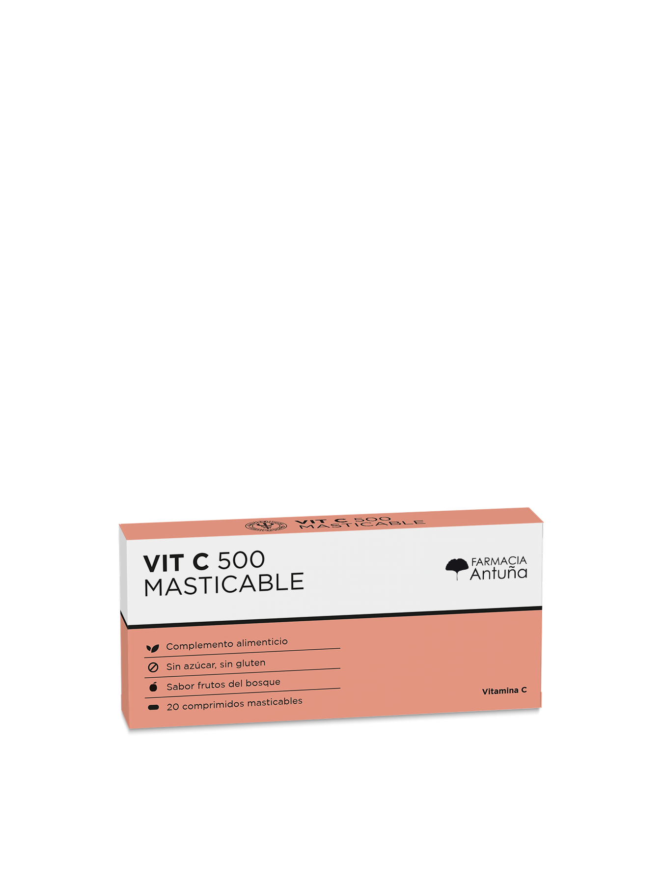 FARMACIA ANTUÑA VIT C 500 MASTICABLE 20 COMP. 1 FARMACIA ANTUÑA VIT C 500 MASTICABLE 20 COMP.